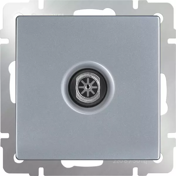a051517 Werkel ТВ розетка проходная Werkel серебряная Изделие в сборе.<br></p><p>W1184006 Werkel