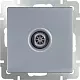 a051517 Werkel ТВ розетка проходная Werkel серебряная Изделие в сборе.<br></p><p>W1184006 Werkel
